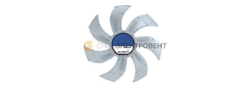 Вентилятор Ziehl-abegg FN080-ZIQ.GG.A7P3 380B 3-фазный энергосберегающий - фото - 1